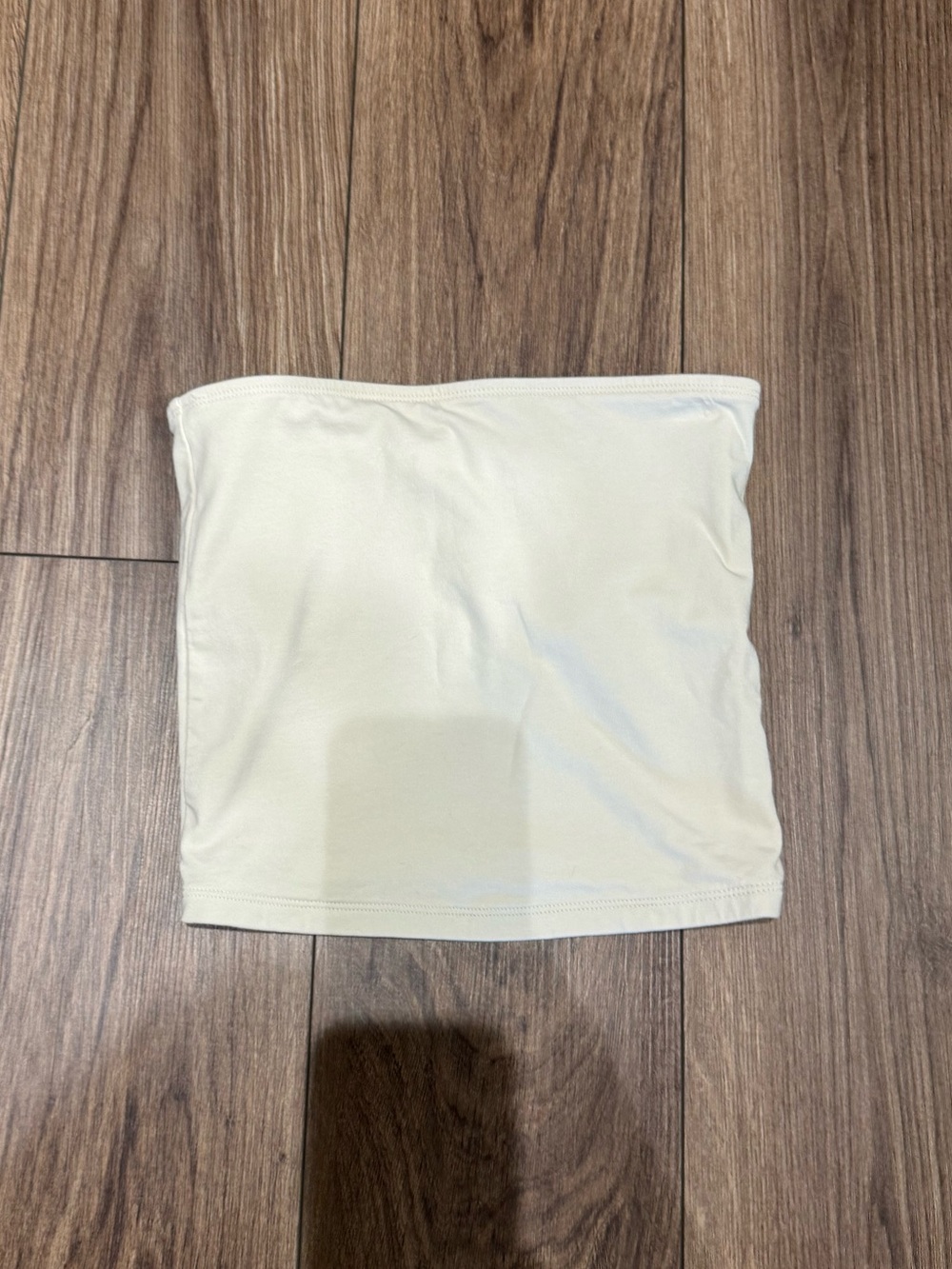 Old Navy Cream Strapless Bandeau Top